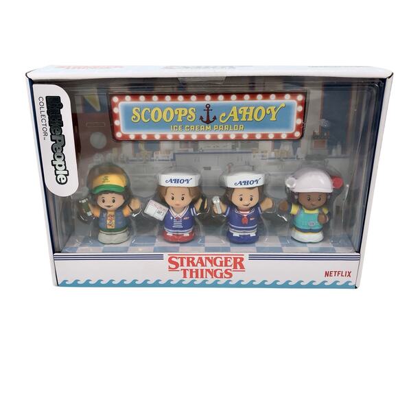 Fisher Price Little People Collectibles Stranger Things Scoops Ahoy NEW IN BOX - Picture 1 of 8